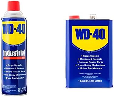 WD-40 490088 מוצר רב-שימושי, גודל תעשייתי, 16 גרם [12 חבילות]